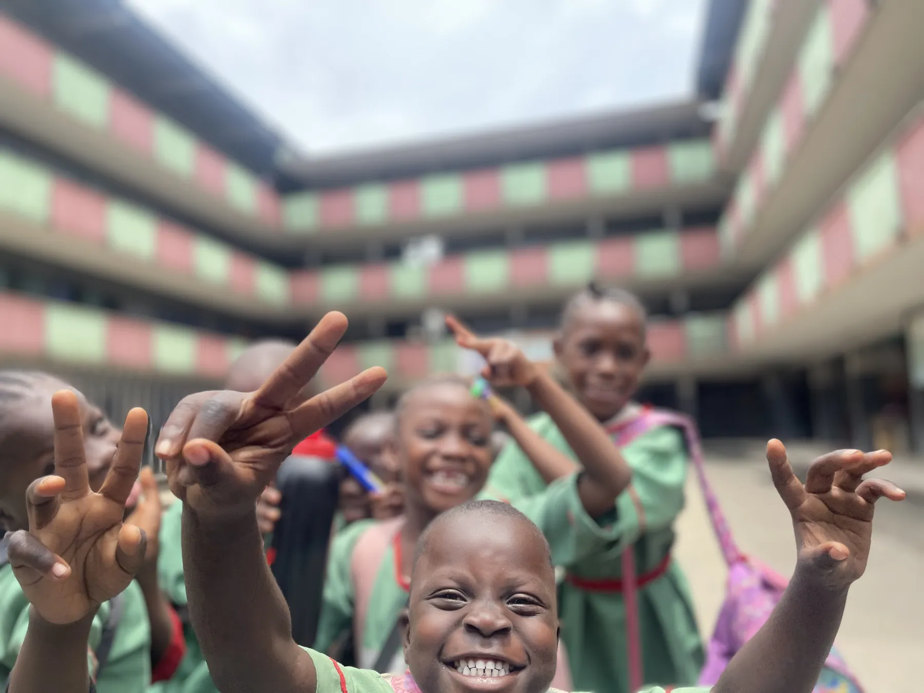 A classroom activity at St. John's